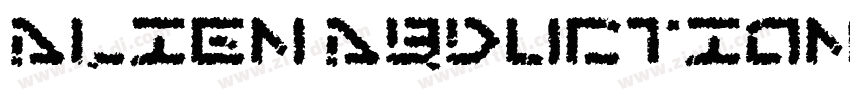 Alien Abduction字体转换